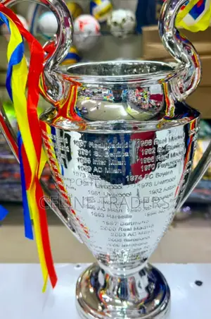 Silver Champions League Trophy