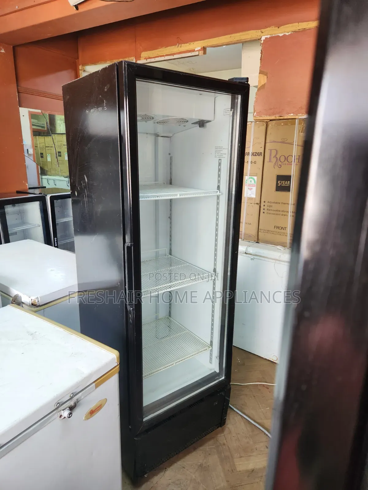 400litres Mirror Display Fridge