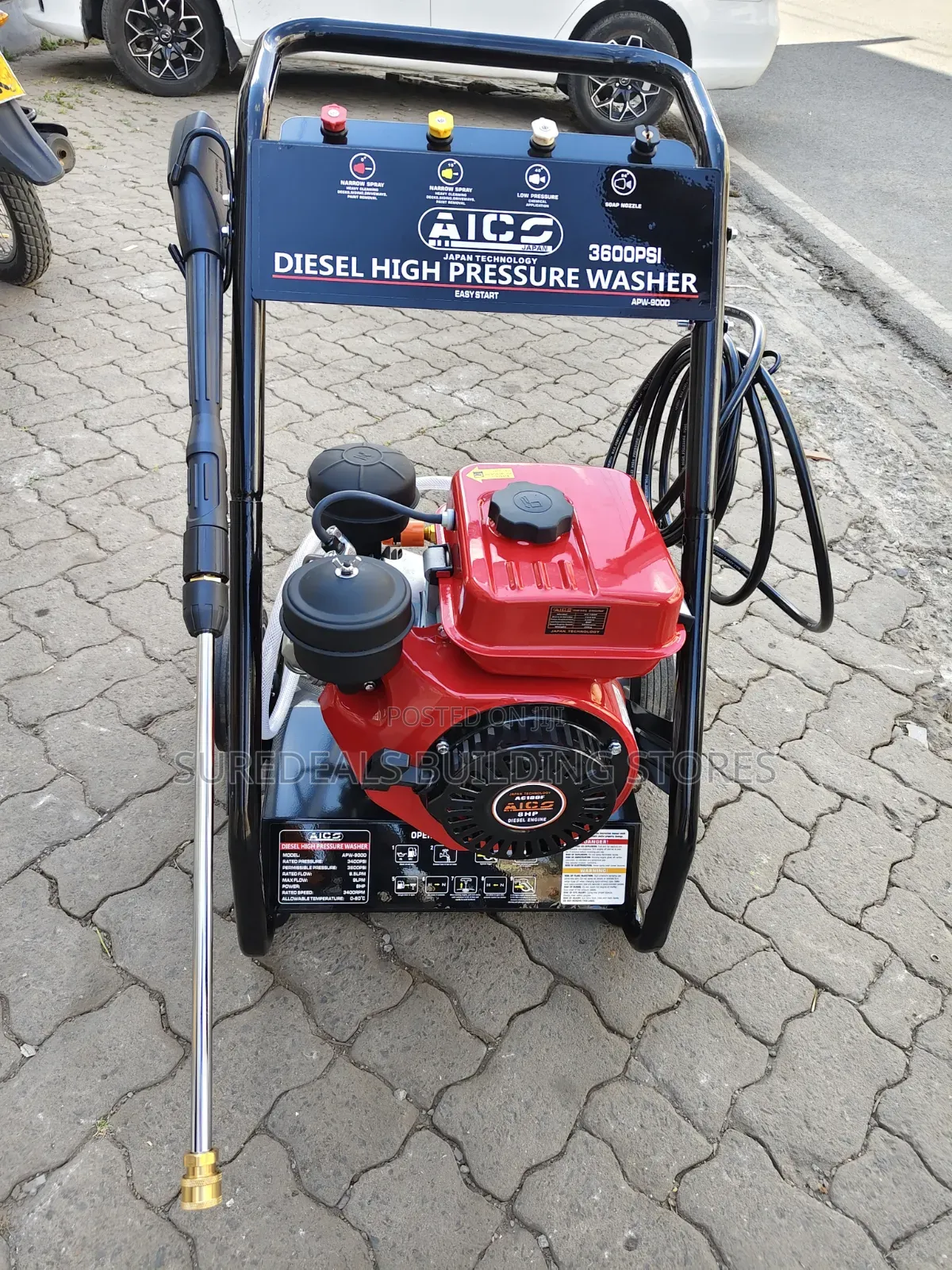 Aico Japan 3600 PSI Diesel High Pressure Washer