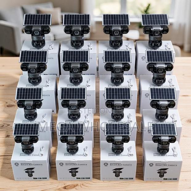 AI Human Motion 20MP Ultra HD 4G PTZ Triple Lens Solar Camera