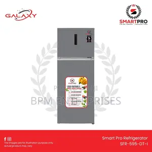 Smart Pro SFR-465-liter Double-Door, Top-Mount Freezer Refrigerator