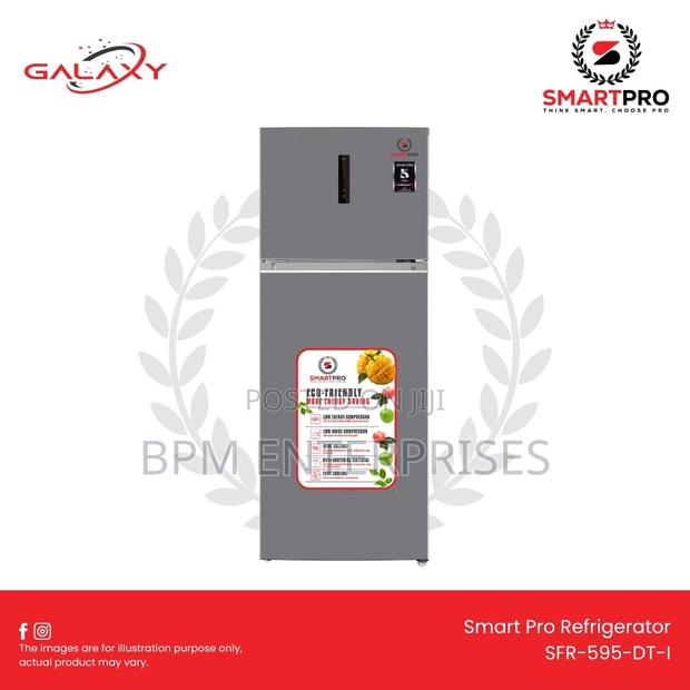 Smart Pro SFR-465-liter Double-Door, Top-Mount Freezer Refrigerator - thumbnail 2