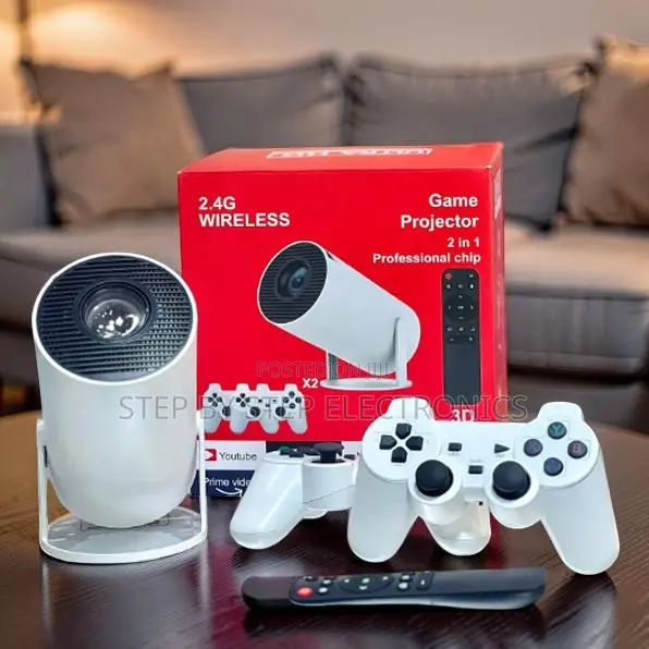 High Brightness HY300 Pro+ 2 in 1 3D Game Gaming Android Projector