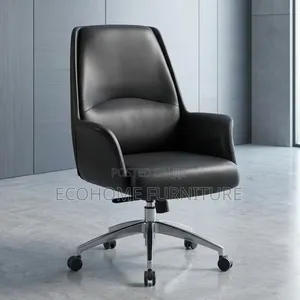 Executive Office Chair Leather High Back With Arms