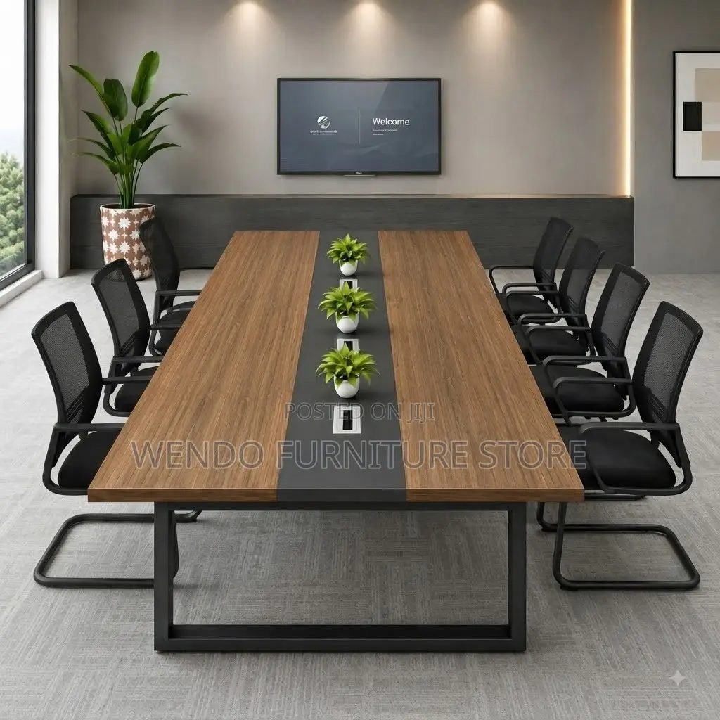 Boardroom Table; 240CM Long Conference Staff Members Boardroom Table