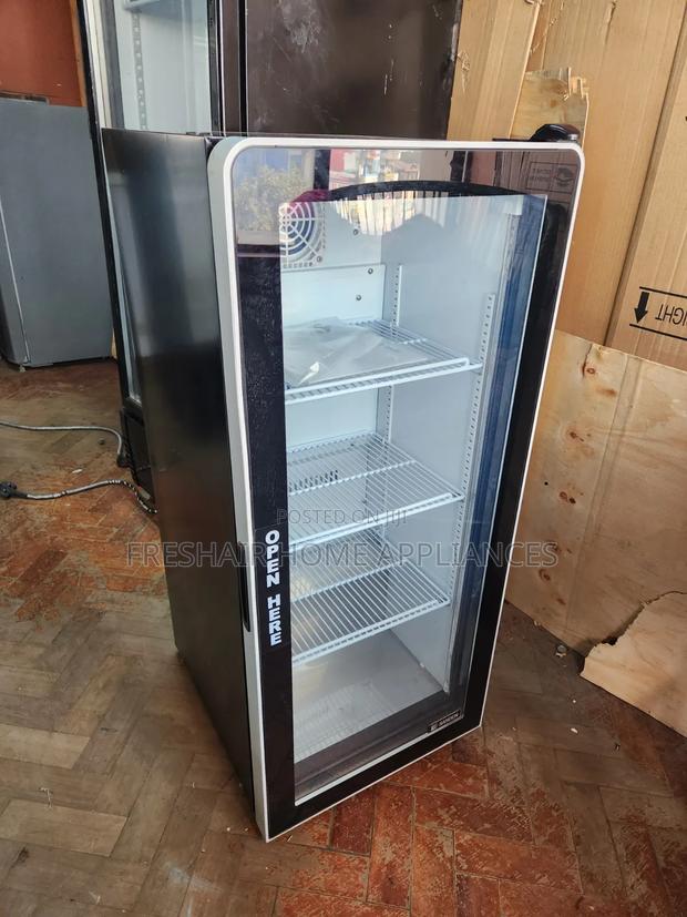 Black New Chiller Fridge - main view