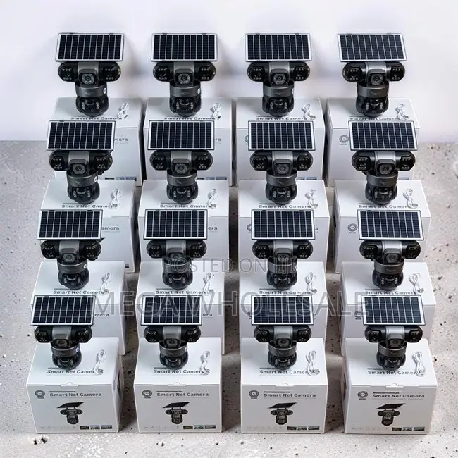 Video Streaming 20MP Ultra HD 4G PTZ Triple Lens Solar Camera