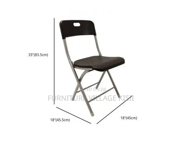 Office Furniture: Foldable, Stackable Plastic Chair