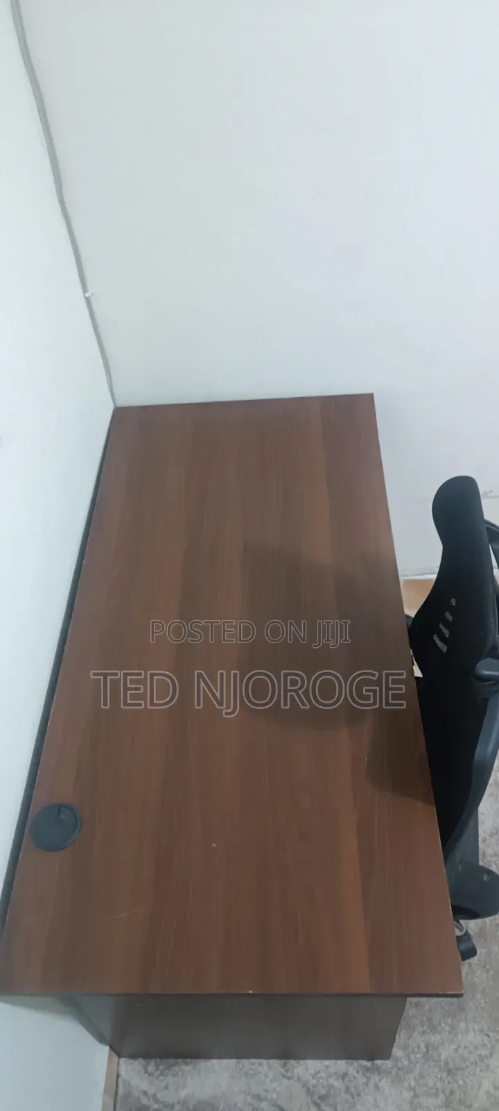 Spacious Home Office Desk(1.2m) With Headrest Office Chair