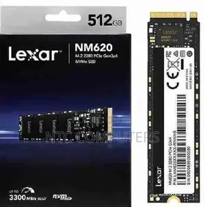 Lexar LNM620 SSD NVME 512GB M.2 2280 PCIe Gen 3x4 Read Upto 3500mb/S