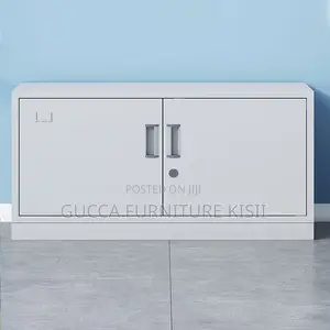 Office Cabinet; 2 Door Low Level Steel Storage Cabinet
