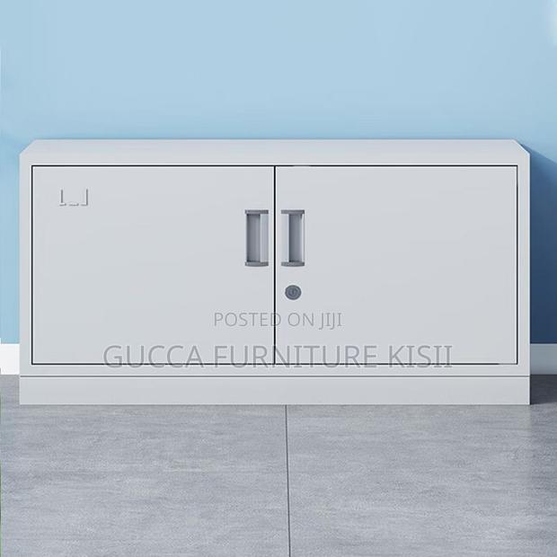 Office Cabinet; 2 Door Low Level Steel Storage Cabinet
