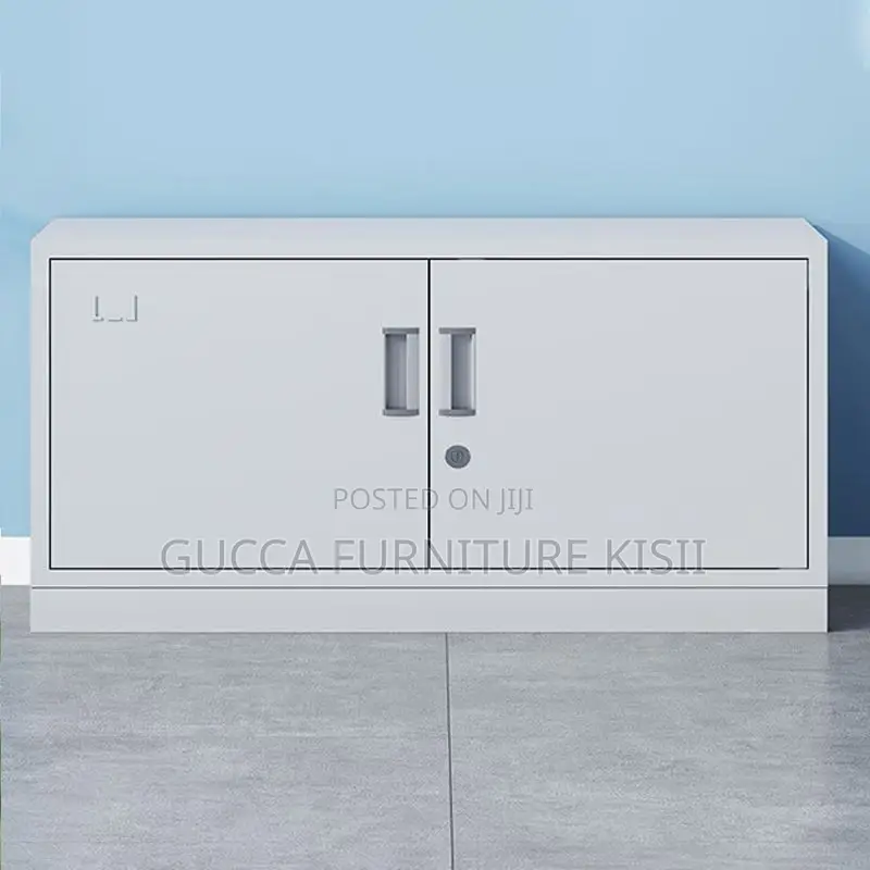 Office Cabinet; 2 Door Low Level Steel Storage Cabinet