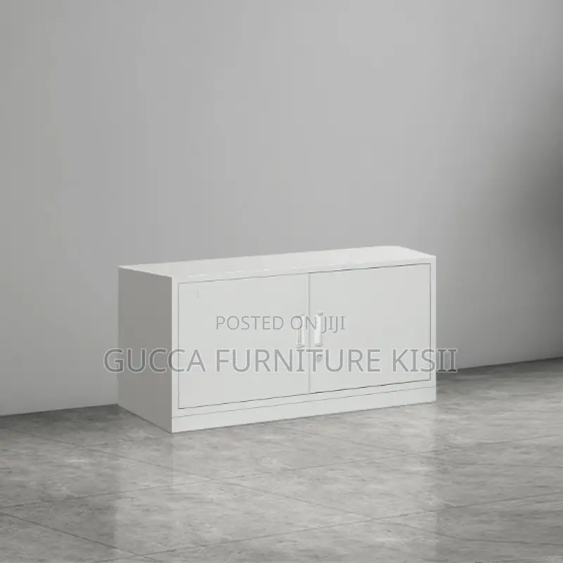Office Cabinet; 2 Door Low Level Steel Storage Cabinet