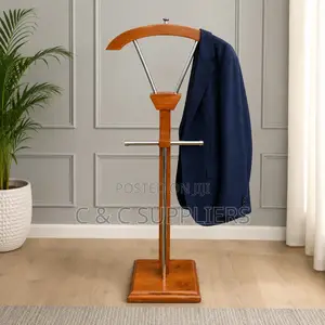 Brown Mahogany Coat Hanger.