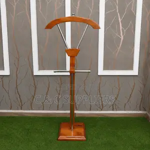 Brown Mahogany Coat Hanger.
