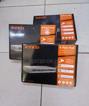 Tenda 8 Port PoE Network Switch TEF1110P-8-63W for CCTV Cameras