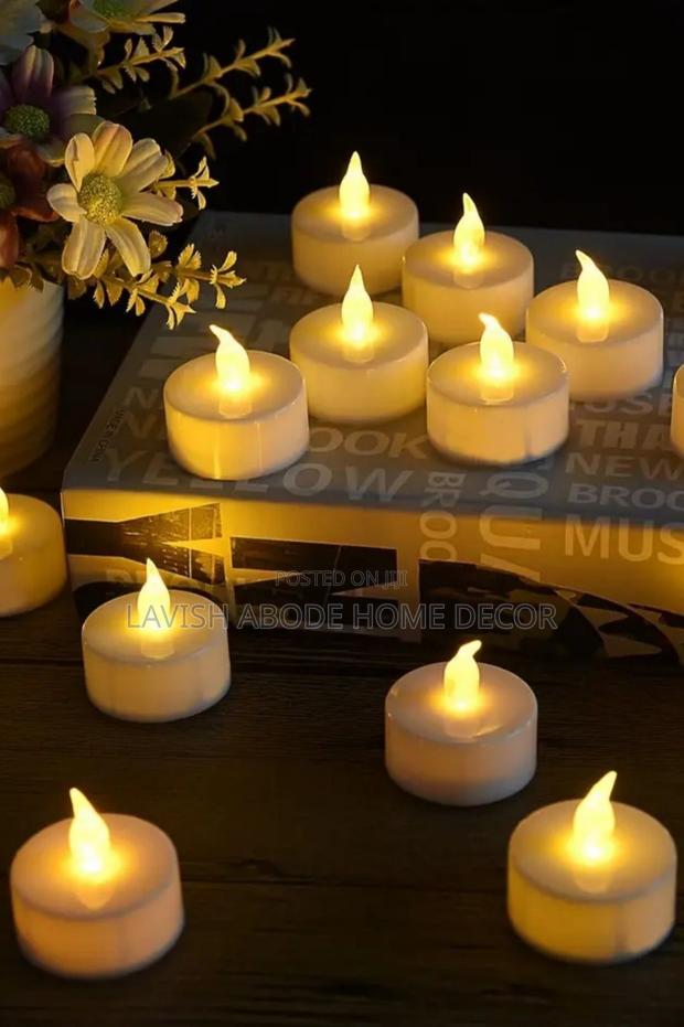 Small Tea Light Candles – Decorative Home Use - thumbnail 3