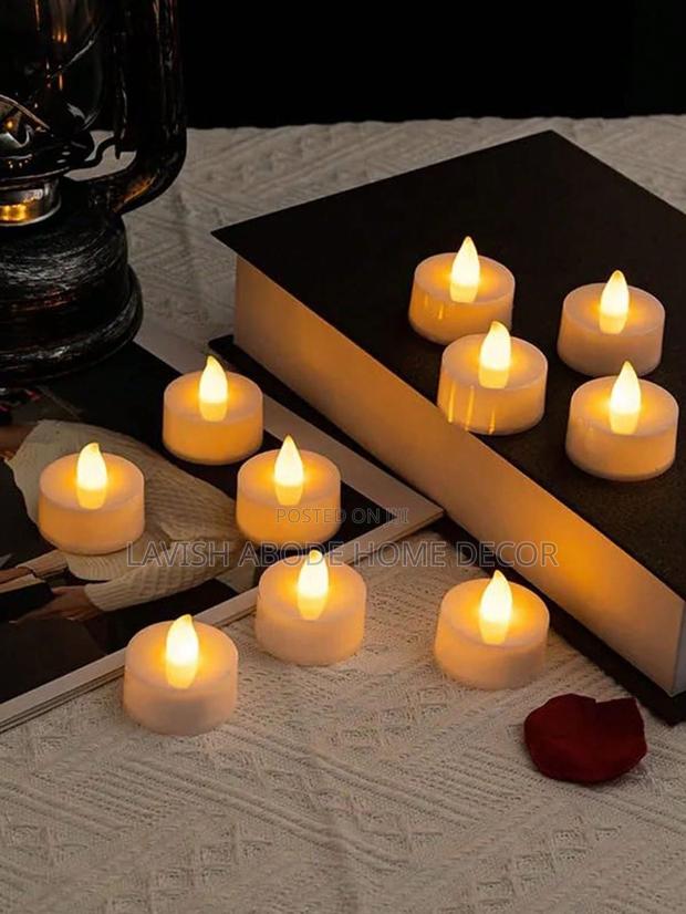 Small Tea Light Candles – Decorative Home Use - thumbnail 2