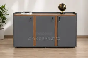 3-Door Credenza Storage Cabinet.