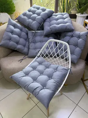 Grey Comfort Chair Pads – Soft Dining Office Seat Cushions