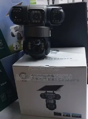 4G Triple Lens Outdoor CCTV Camera – Alarm Remote Monitoring