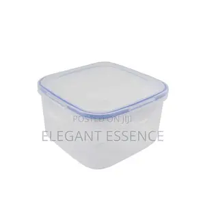 ROK Clear Plastic Square Container