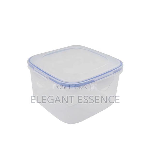 ROK Clear Plastic Square Container - main view