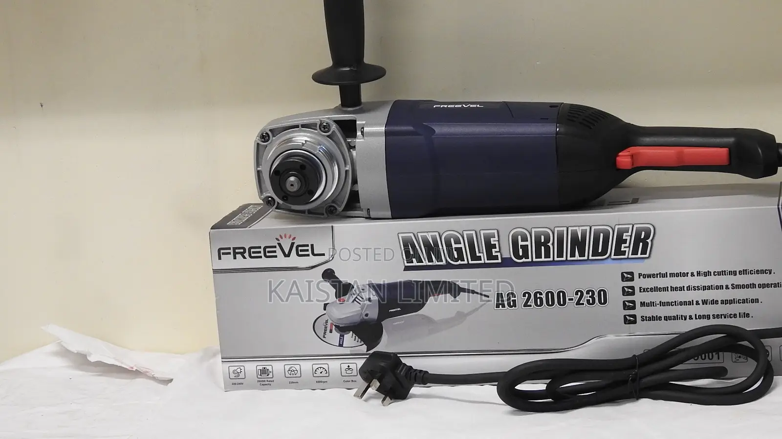 Freevel AG 2600-230 2600W 9 Inch Angle Grinder