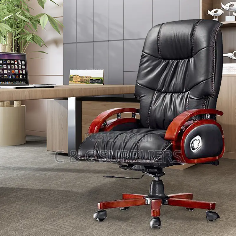 Leather Boss Reclining Task Chair.