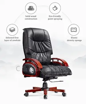 Leather Boss Reclining Task Chair.