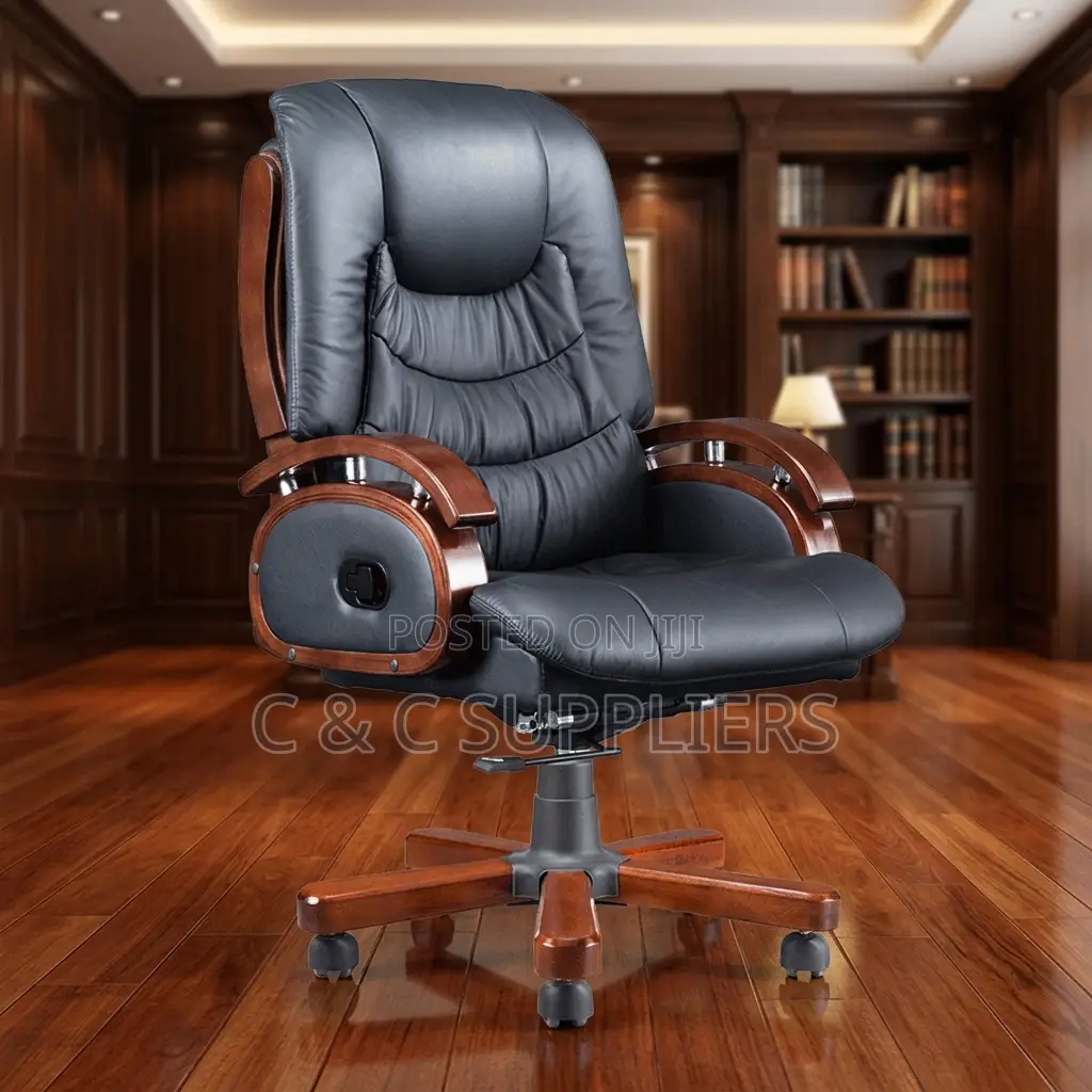 Leather Boss Reclining Task Chair.