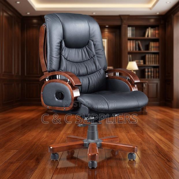 Leather Boss Reclining Task Chair. - thumbnail 3