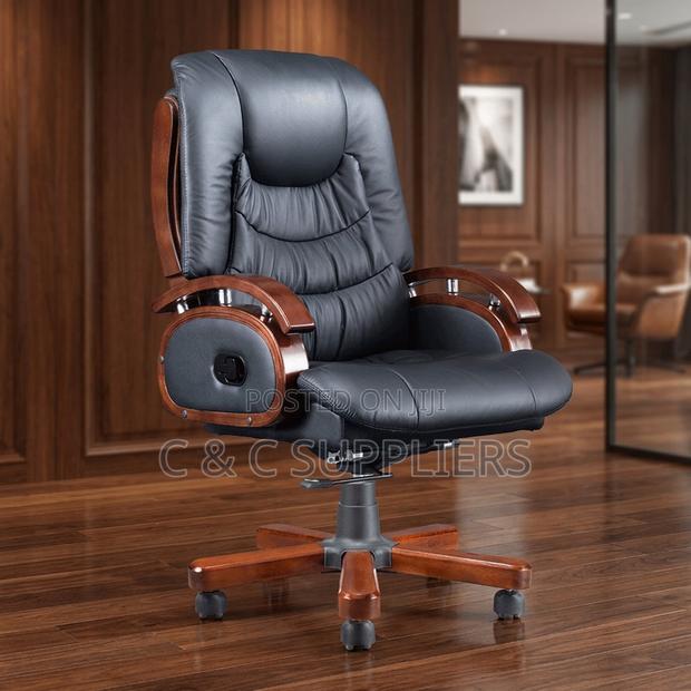 Leather Boss Reclining Task Chair. - thumbnail 4