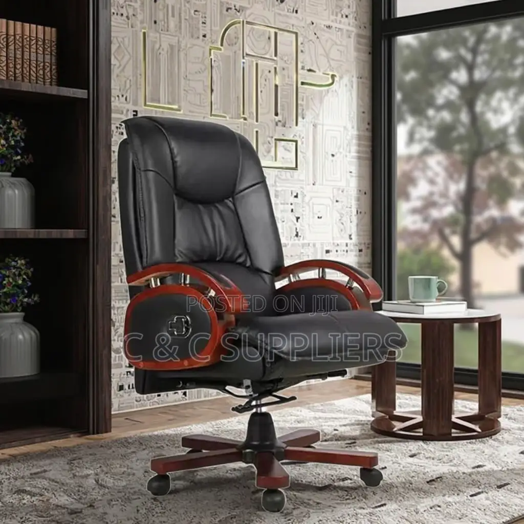 Leather Boss Reclining Task Chair.