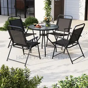 Outdoor Dining Set; Premium Portable Folding Outdoor Dining Set