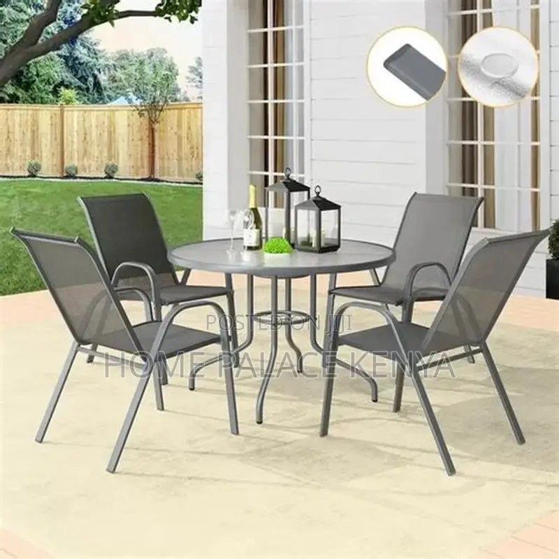 Outdoor Dining Set; Premium Portable Folding Outdoor Dining Set