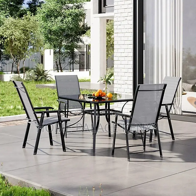 Outdoor Dining Set; Premium Portable Folding Outdoor Dining Set