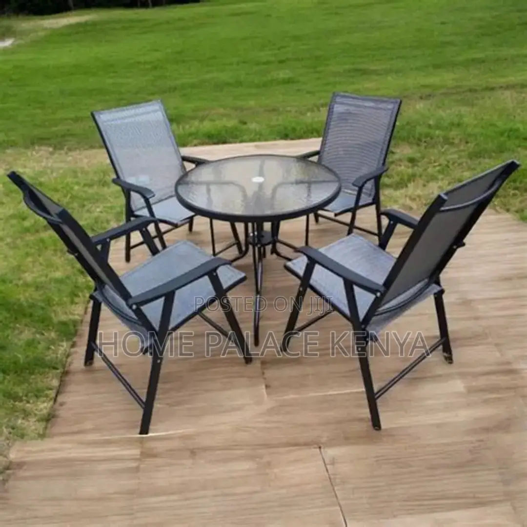 Outdoor Dining Set; Premium Portable Folding Outdoor Dining Set