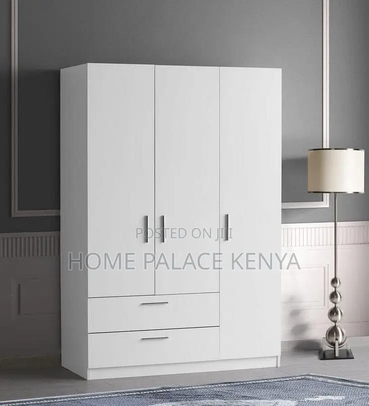 Wooden Wardrobe; Elegant Modern Wardrobe for Bedroom With Storage