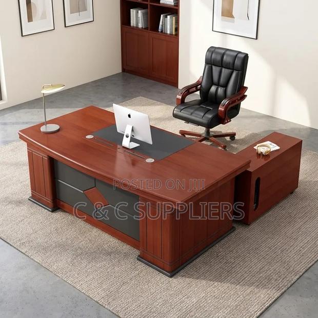 L-Shaped 1600mm Directors Table - thumbnail 2