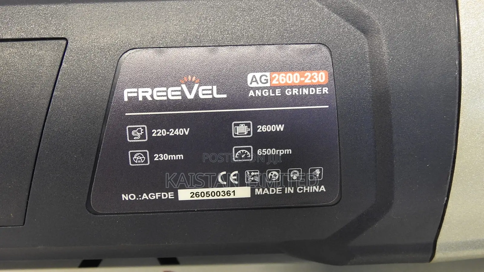 Freevel 2600W Electric Angle Grinder 230mm Cutting Tool