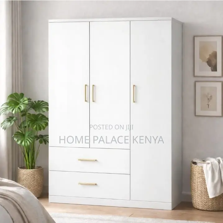 Wooden Wardrobe; Elegant Modern Wardrobe for Bedroom With Storage