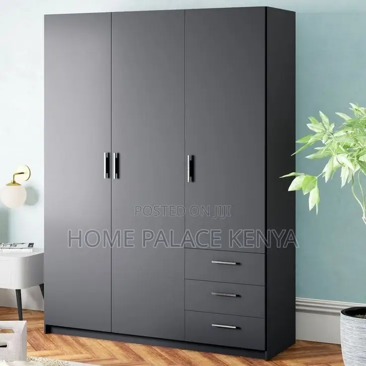 Wooden Wardrobe; Elegant Modern Wardrobe for Bedroom With Storage