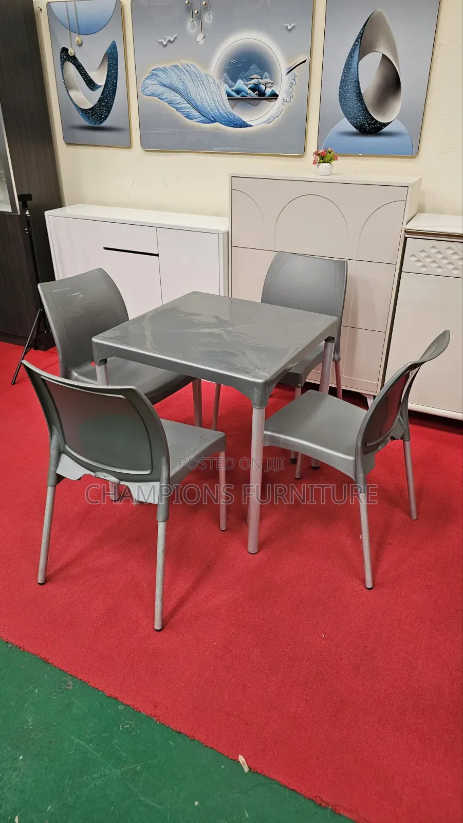 Indoor/Outdoor Plastic Dining Set