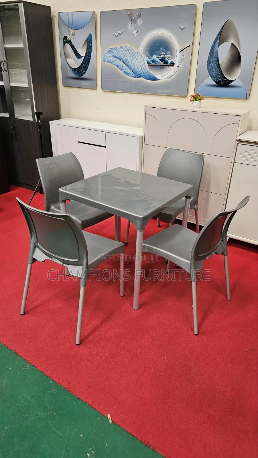 Indoor/Outdoor Plastic Dining Set