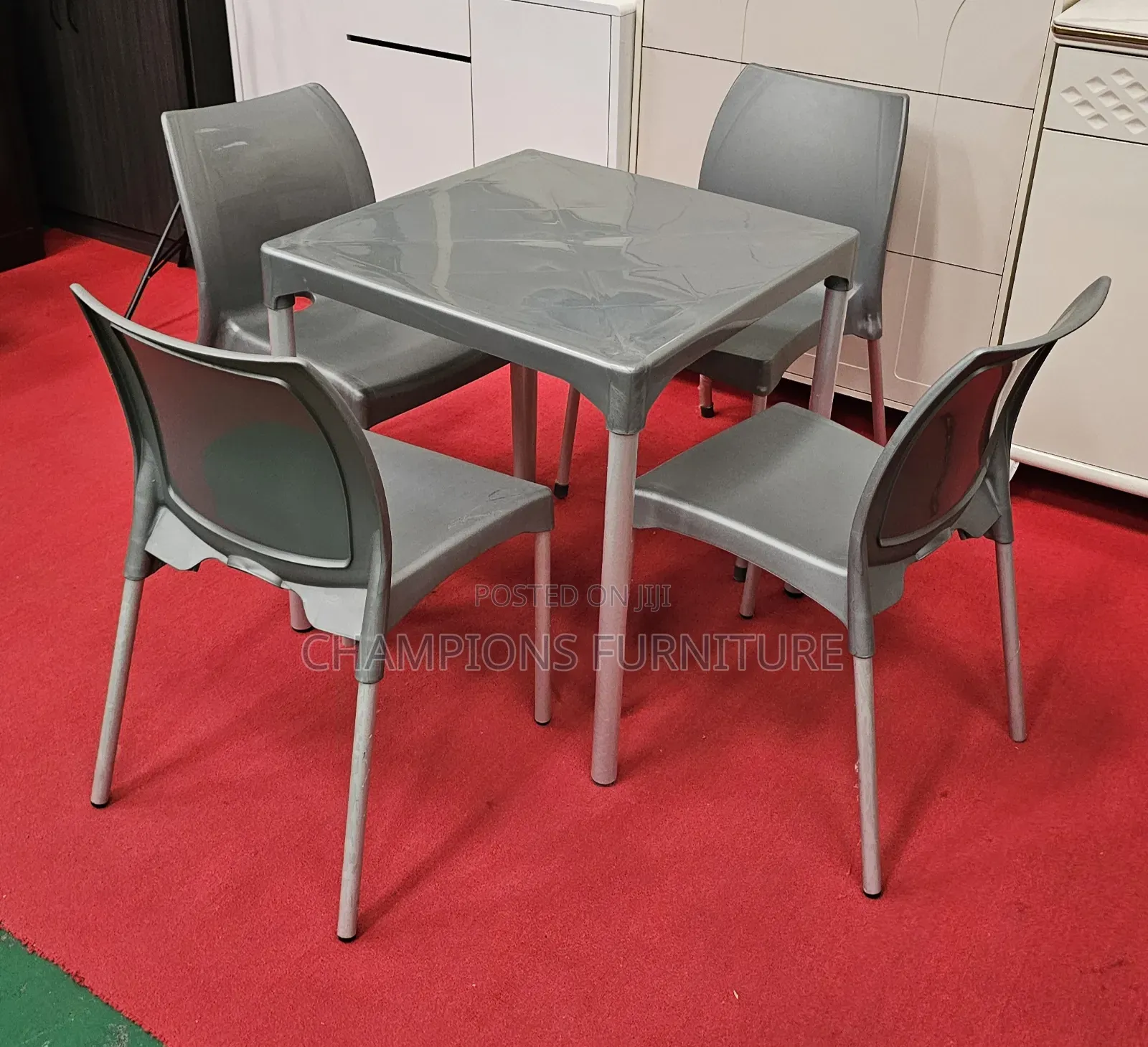 Indoor/Outdoor Plastic Dining Set