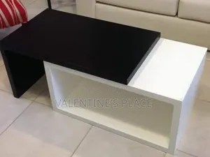Clean Minimalist Wooden White Coffee Table