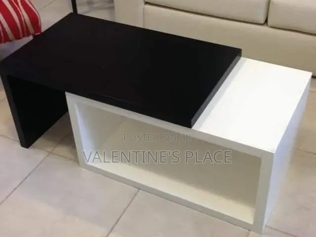 Clean Minimalist Wooden White Coffee Table