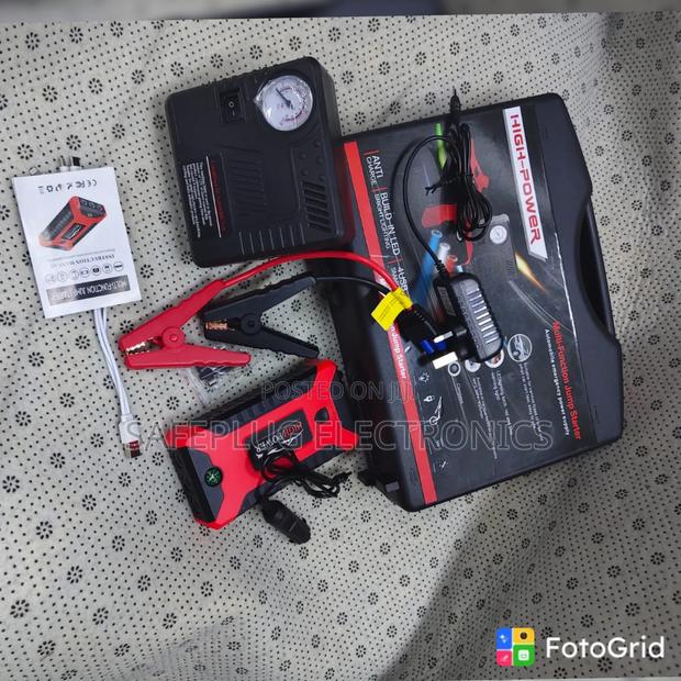 Portable Car Battery Jump Starter – Emergency Roadside Starter Kit